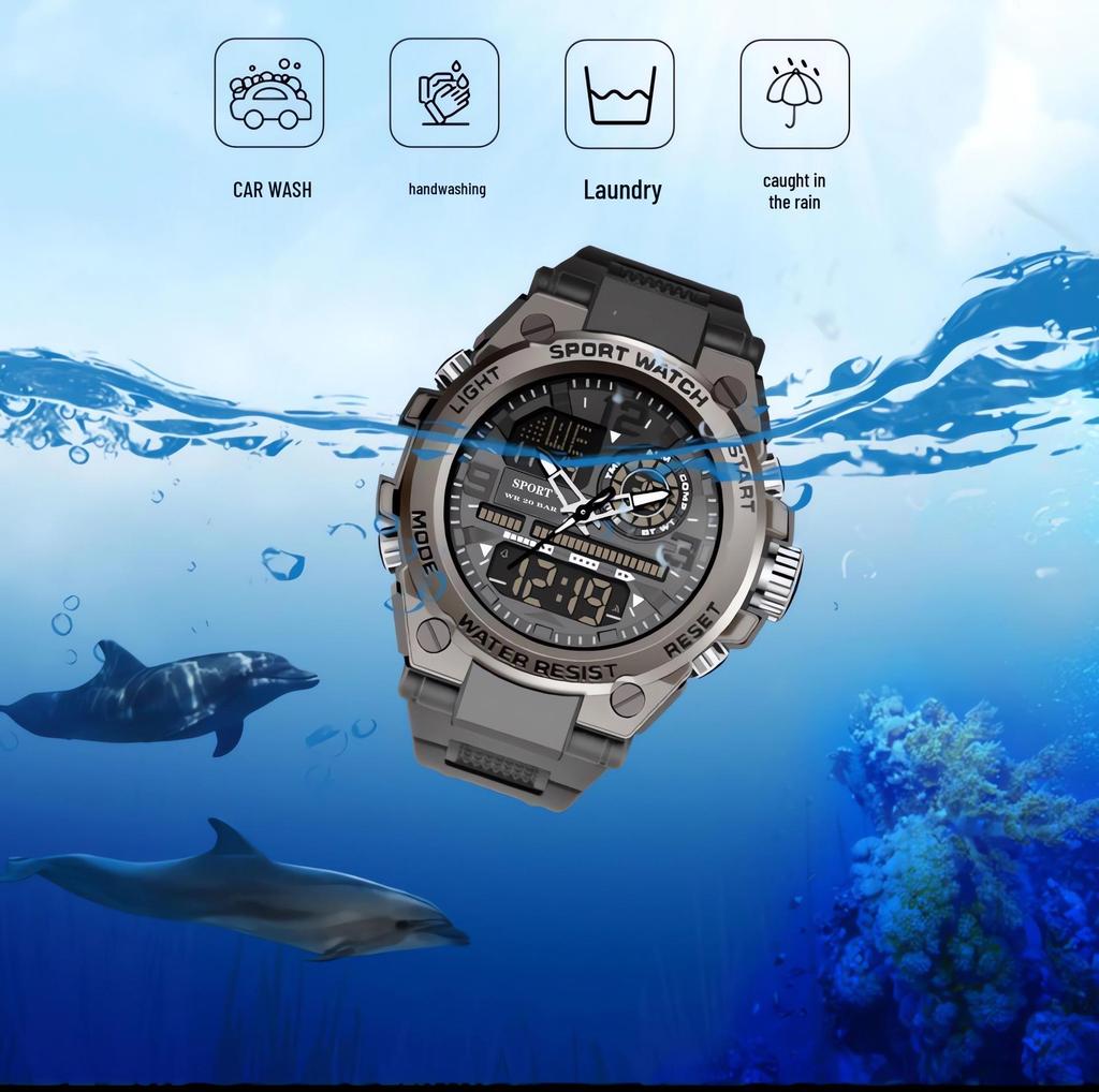 Cross-Border Multifunctional Electronic Watch for Teen Boys and Junior High School Students