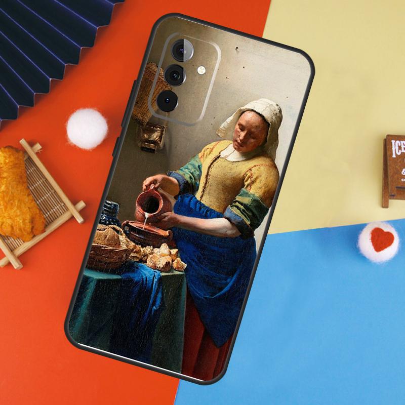 Johannes Vermeer Case For Samsung Galaxy A54 A34 A14 A55 A35 A33 A53 A13 A23 A17 A06 A16 A56 A36 A52 A32 A15