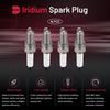 4PCS Ceramic Iridium Spark Plugs Fit For Kawasaki KLR250 KLR650 KLX650 KLX650R