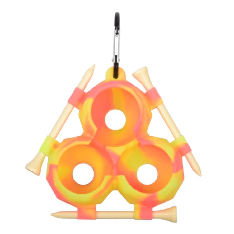 Golf Ball Silicones Case With Durability Tees Golf Protective Cover Golf Supply with Buckles For Training Accessory