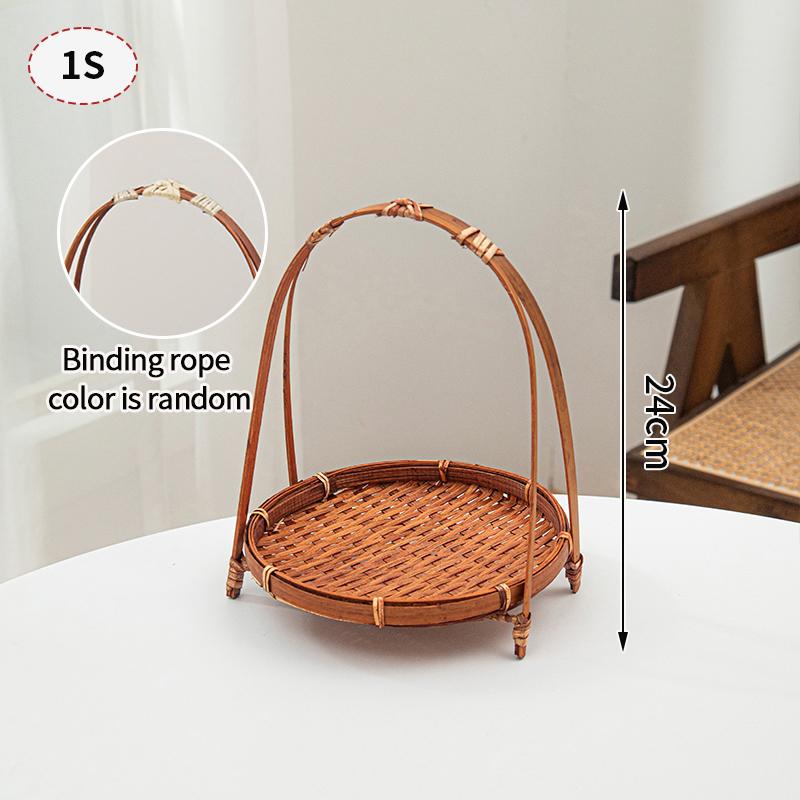 Hand Woven Storage Basket Creative Flower Baskets Plant Pot Large Garden Picnic Basket Fruit Sundries Organizer Portable