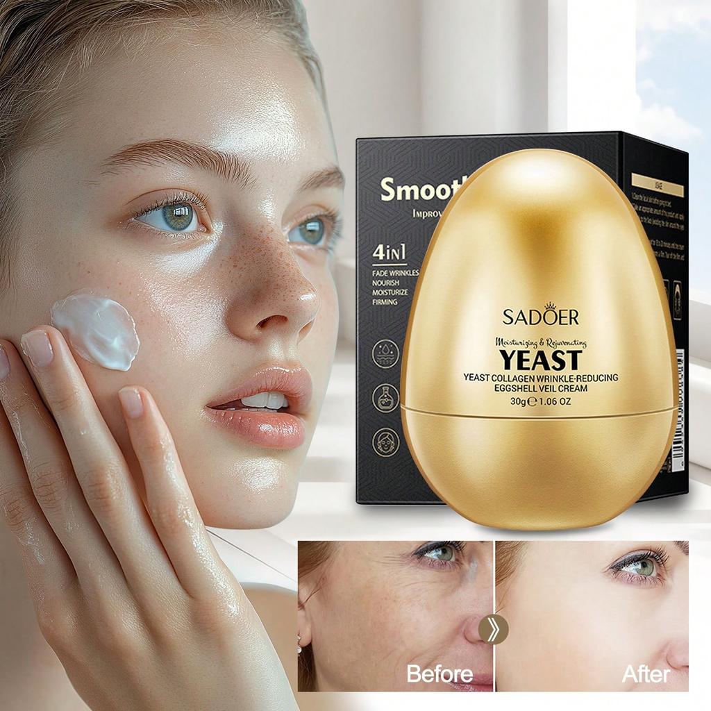 1PC Veil Cream Smoothing Mask, Deep Moisturizing And Hydrating Mask Lightweight, Breathable, Easy To