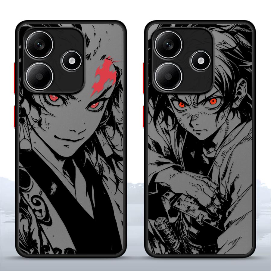 Case for Xiaomi Redmi Note 14 13 Pro Plus 14C 11 A4 12 13C 10 9S Funda Back Phone Cover Anime D-emon Cool S-layer