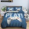 Game Bedding Set Soft Duvet Cover Set Comforter Bedding Quilt Cover with Pillowcase Kid Bedding Set 2/3pcs Polyester Quilt Cover