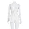 Sexy Silk Ruffle Camisole Pajama Set - Women's Two-Piece Nightwear