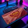 Tappetino per Mouse con Motivo Calcio AS Roma No?Tappetino Mouse da Gioco Antiscivolo con Base in Gomma per Scrivania Ufficio Casa