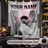 Personalized Wall Tapestry,Benson Boone Custom Printed Name, Fabric Wall Art For Indoor Room Backdrop