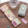 Plastic 10 Grids Pill Case Mini Pill Dispenser Portable Pill Storage Box Travel