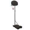 Basketballkorb Ständer Schwarz 216 250 cm Polyethylen