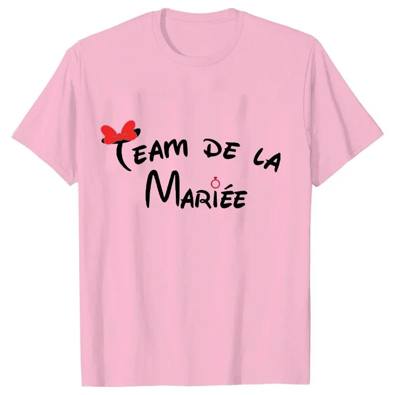 Future Bride Tee French Girl Friends Bachelorette Wedding Party T-shirts Women Evjf Shirt Team Bride Squad