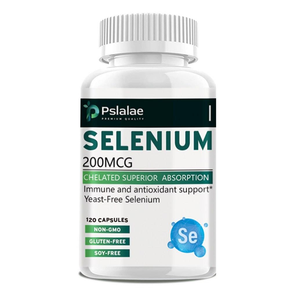 Selenium supplement, 200 micrograms per capsule, high absorption rate, gluten free. 1 pcs (120 tablets)