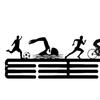 Hanger Awards Ribbon Display Metal for Sports Race Runner Gymnastics Plaques Black Medal Stand Shelf
