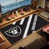 Las Vegas Raiders Farbiges Mauspads Großes Gaming-Tischkissen Rutschfestes Laptop-Tablet Großes Mauspads XXL Matte Mini-PC Spielmatte Mit Verriegeltem Rand
