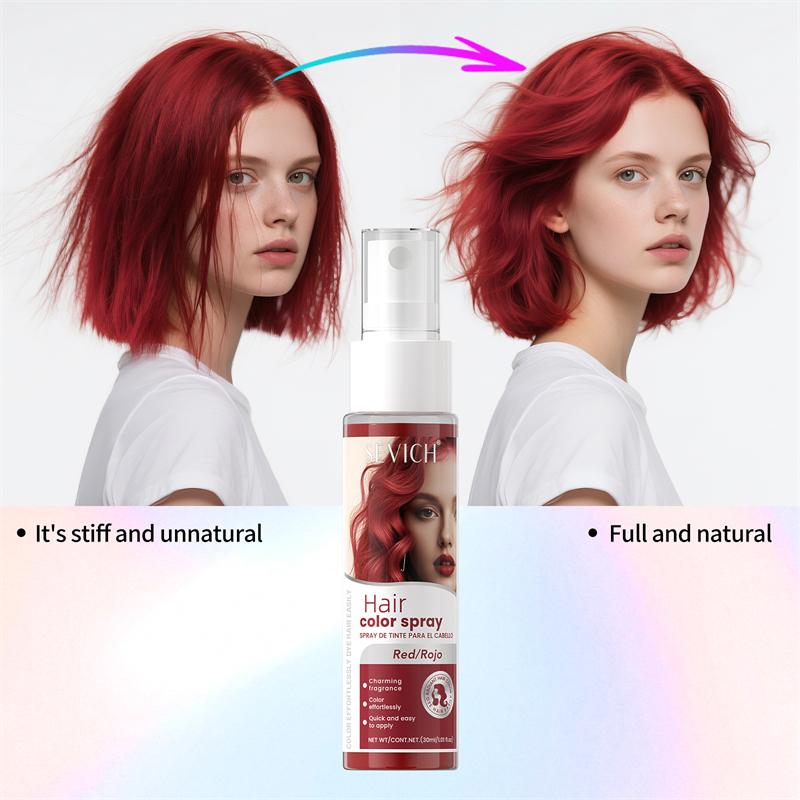 Spray para coloración de cabello, 8 colores