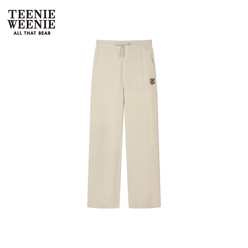 Teenie Weenie Bear Women's Relaxed Chenille Straight-Leg Casual Pants