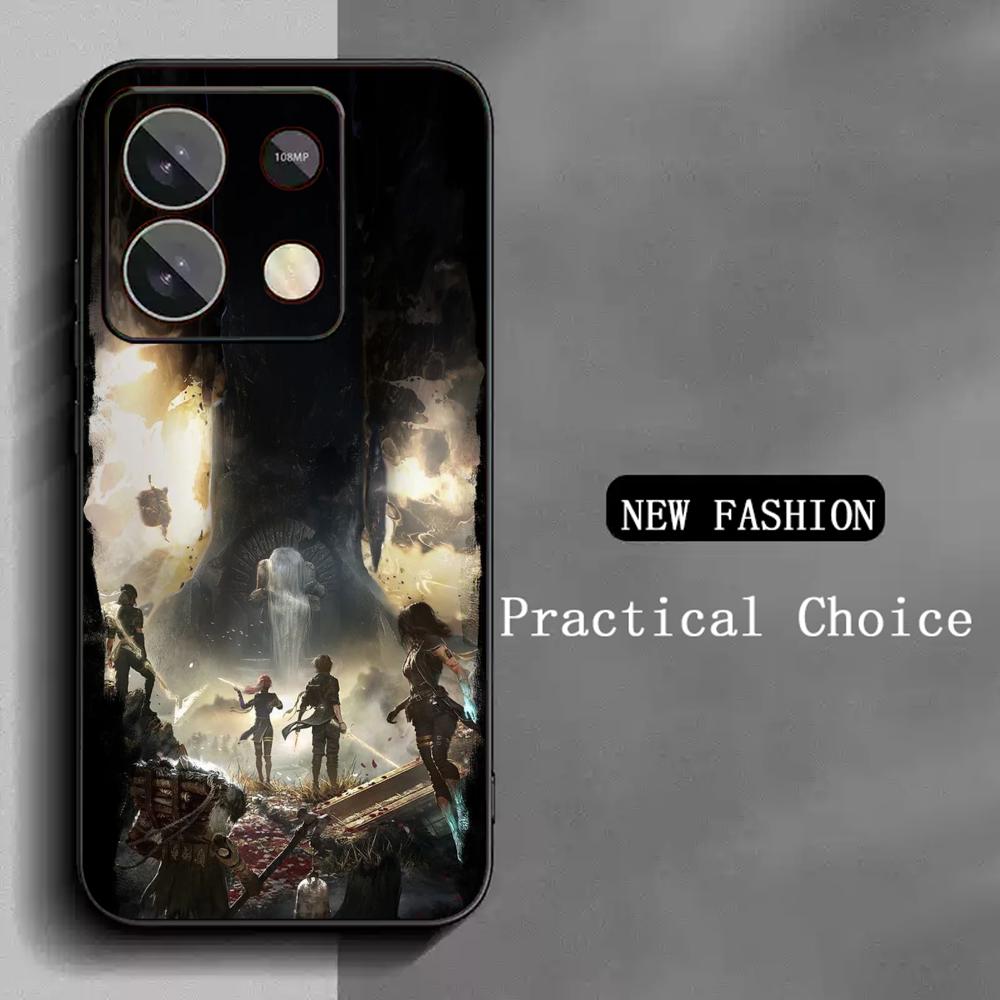 Clair Obscur Expedition 33 Game Phone Case For Redmi Note 14 13 12 11 Pro Plus S 5G 14C A3 Soft Black Phone Cover