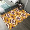 Living room retro rug bohemian pattern non-slip round rug children's room floor mat bedroom