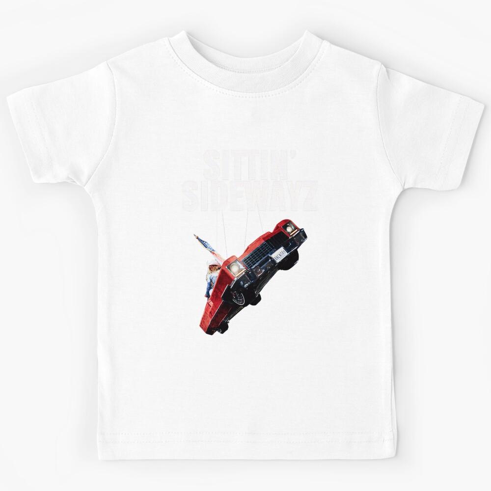 Funky Retro Lowrider Car Sideways Art For Men And Women Gift For Car Culture Fans Kids T-Shirt 140