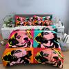 Colorful Pop Art Dog Portrait Bedding Duvet Cover Set Duvet Cover Pillowcases  (1*Duvet Cover 2*Pillowcases, Without Duvet Insert)