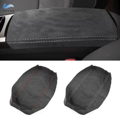 Dla Toyota Prius 2004 2005 2006 2007 2008 2009 Wnętrze Samochodu Pokrywa Środkowej Konsoli Pudełka Podłokietnika Alcantara Skóra Ochronna Listwa