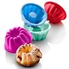 3pcs/5pcs Chimney Shaped Savarin Cake Silicone Mold 7cm Bundt Baking Pan Chiffon Cake Mould