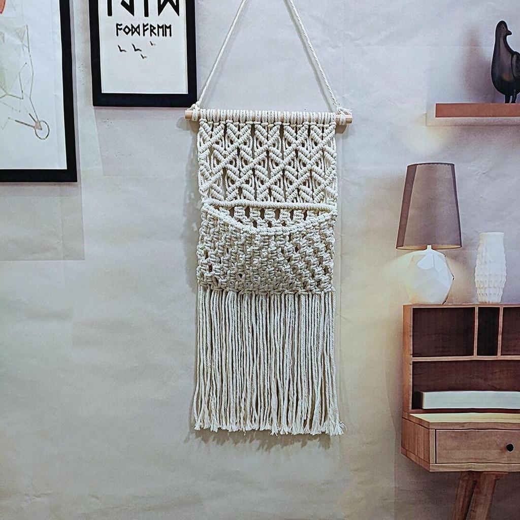 Tapiserie nordică țesută manual pentru decorarea pereților sufrageriei