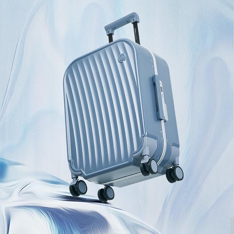 OIWAS 20-inch Agile Blue Carry-on Suitcase