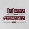 20mm Two-tones Silicone Strap for Samsung Galaxy 7/6/5/4 5pro 4/6classic Soft Sports Band for Huawei GT3/2 42MM Cat Paw Pattern