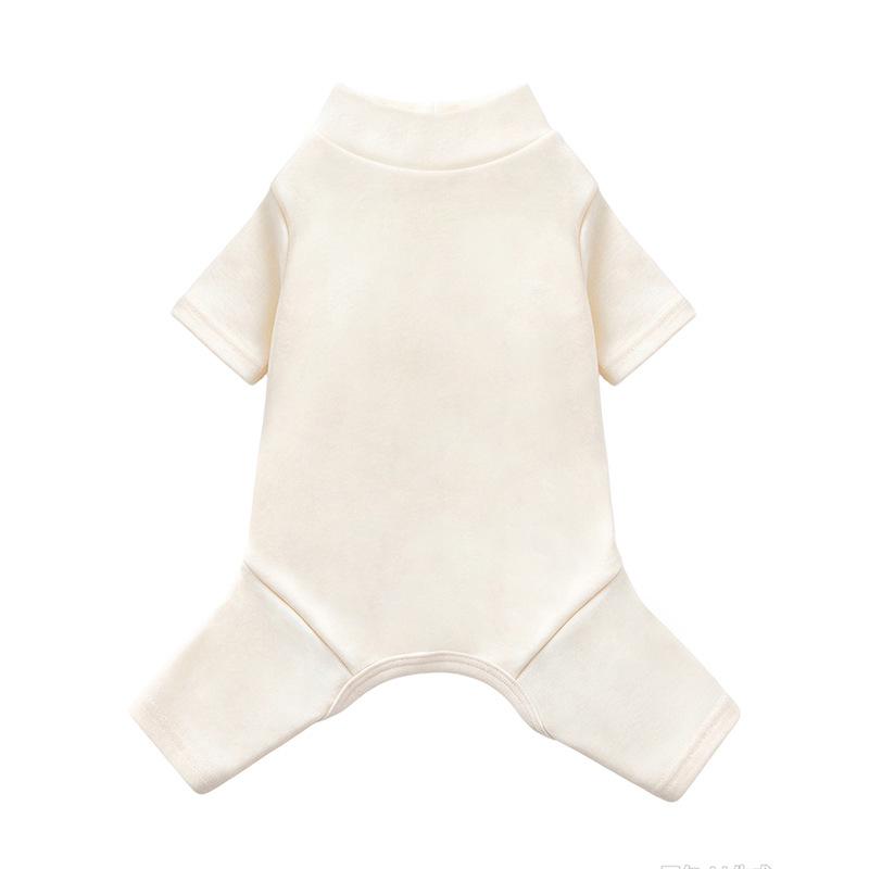 Dog German velvet warm four-legged clothes autumn and winter than bear teddy small dog cat pet bottoming shirt loungewear