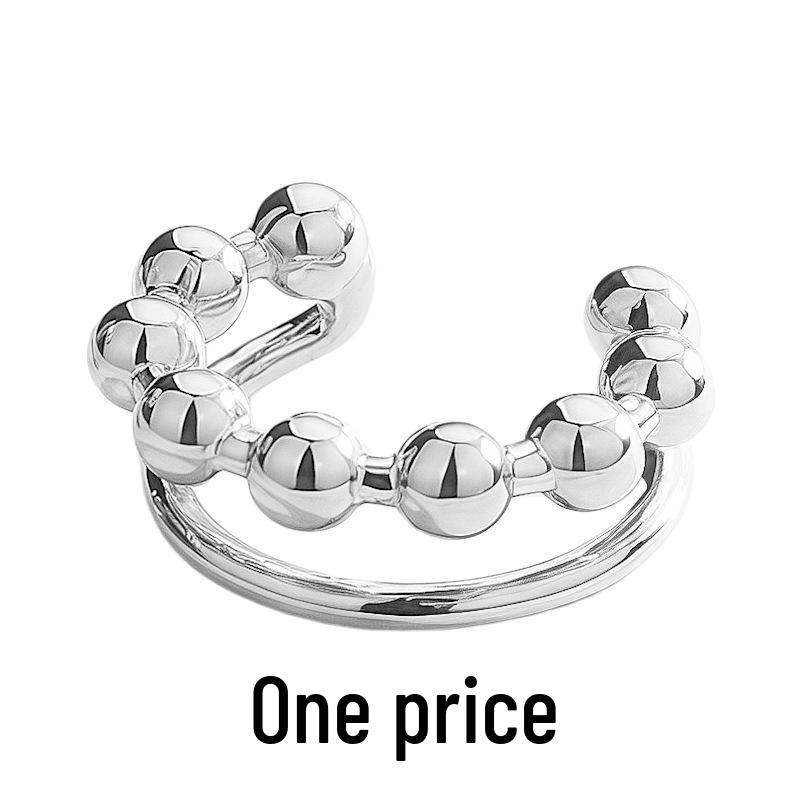 Zirkonia Doppel-Schicht Strass-Kreuz-Kette Ohne-Piercing Stern Ohr-Manschette für Damen