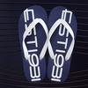 Slippers men's summer flip-flops men's non-slip soft bottom student personality leisure beach pinch foot cool slippers