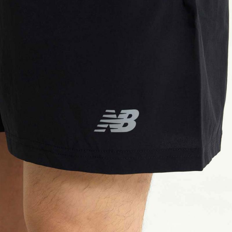New Balance Nbnve4p091 Men Running 4 Part Shorts Black