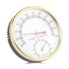 Indoor Thermometer-Hygrometer with Metal   for Sauna Rooms, High  , Scale with Pleasant Color, Widely Used for Temperature and Humidity Mea