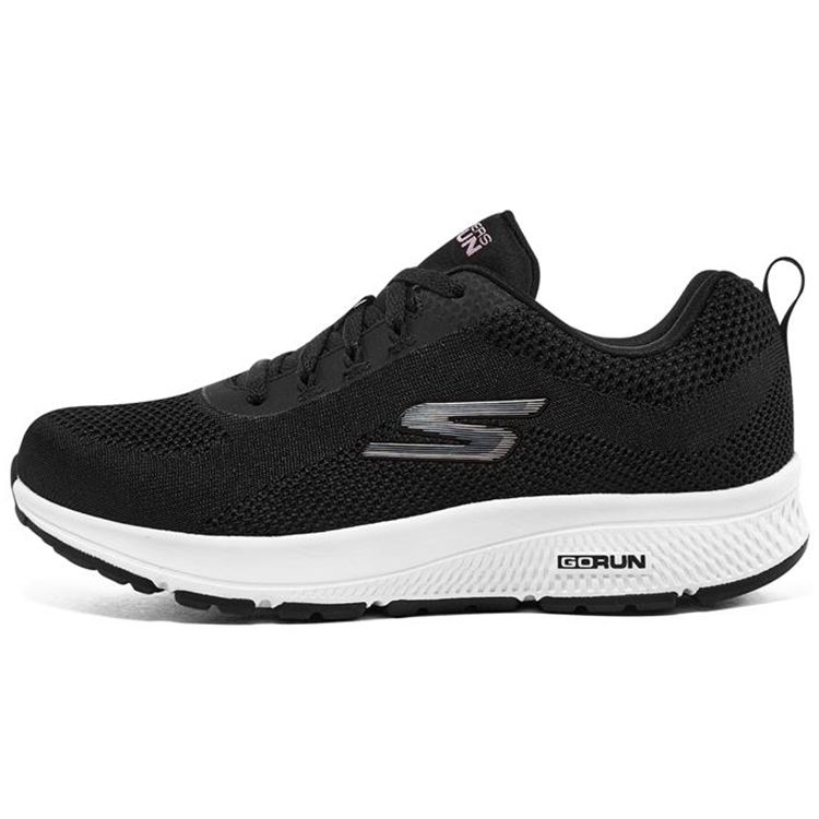 Skechers Go Run Consistent Versatile Comfortable Fabric Low-Top Casual Running Shoes Women sneaker Black Pink 128288-BKMV 36