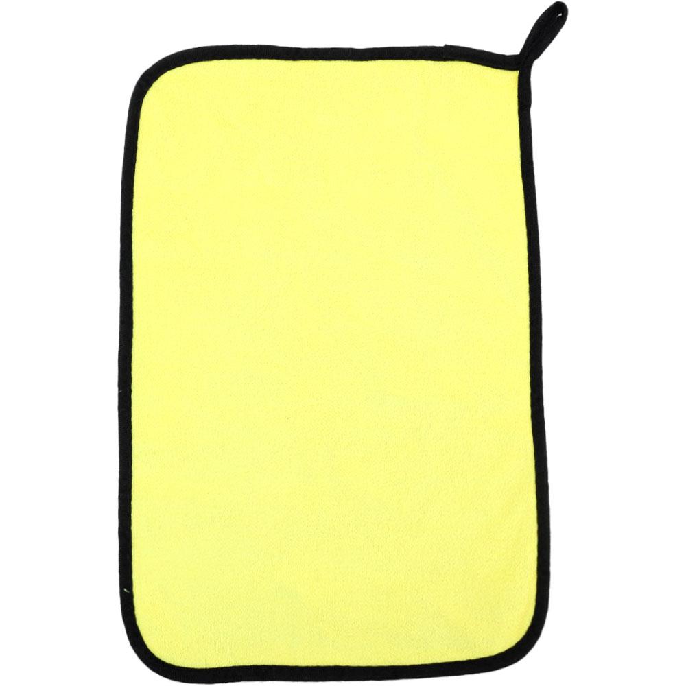 

Полотенце из микрофибры для чистки автомобиля, утолщенное желто-серое мягкое полотенце для сушки, полотенца для мытья кузова автомобиля, двухслойные чистые тряпки 30/40/60 см 3pcs