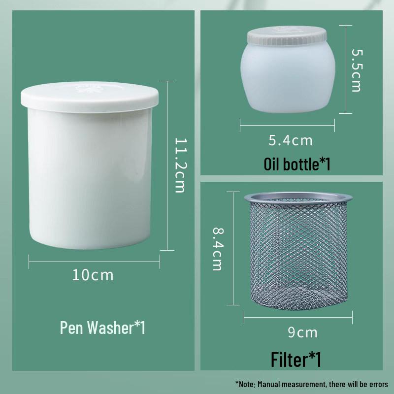 Mali Double-Layer Stainless Steel Brush Washer with Filter