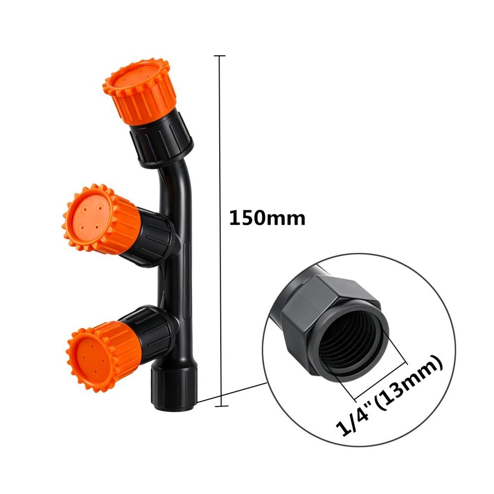 Electric Sprayer Atomizing Nozzle and Filter Joint 1/4" Female Thread Orchard Farmland Wind-Proof Pesticide Sprayer Heads 5Pcs