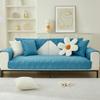 Simple Modern Plush Thickened Non-Slip Sofa Cover Cover Towel Winter Crystal Velvet Sofa Cushion Solid Color