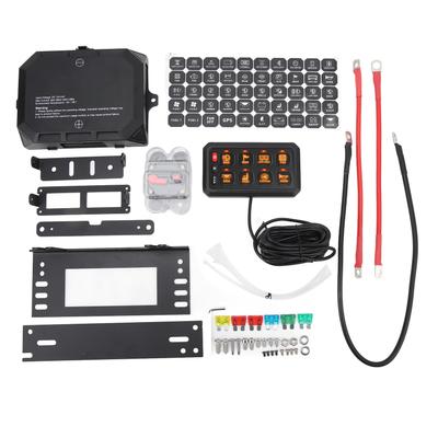8-fach Schalterpanel RGB-Lichtsteuerung Elektronische Schaltkreissteuerung Relaissystem für LKW Offroad