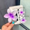 One Large and Two Small, Gradient Color Flower Hair Clip, Summer Fashion Casual Style Hair Accessory Perfect for Outings