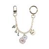 Marks Bag Charm Keychain Paul & Joe Chrysanthemum White PAJ-KH10-WH