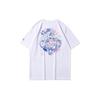 Li Ning T-Shirts Herren Weiß Rundhalsausschnitt Normale Gerade Passform AHSQ661-1