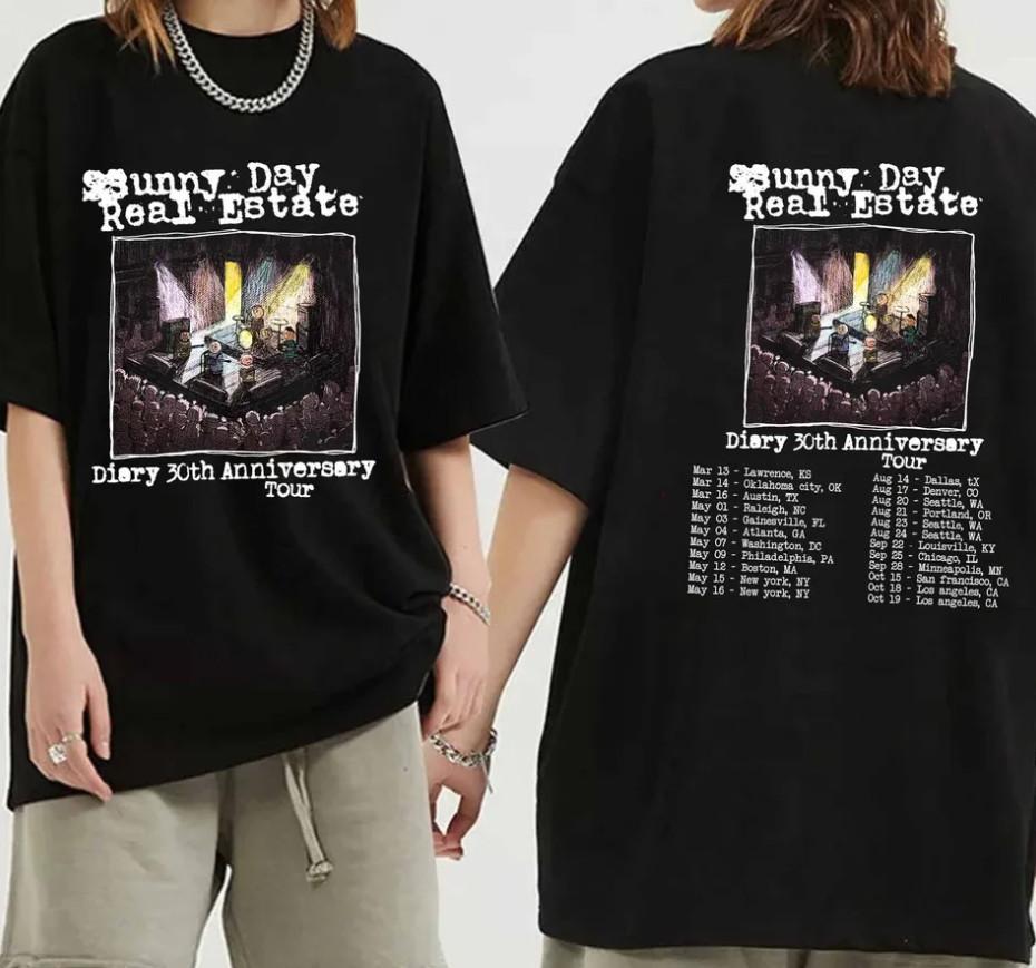 Sunny Day Real Estate - 30th Anniversary Tour 2024Tshirt Unisex T-Shirt XL