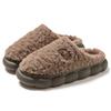 fluff English standard cotton slippers autumn and winter new couple home cotton mop fleece warm slippers