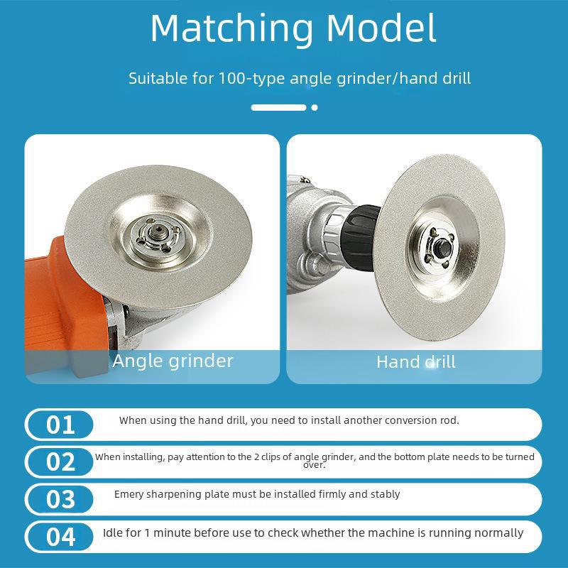 Disc de șlefuit cu diamant galvanizat pentru ascuțirea cuțitelor și foarfecelor