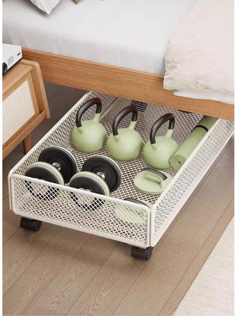 Aufbewahrungsbox für unter dem Bett mit Rädern - Flacher Organizer Schubladen-Typ für Kleideraufbewahrung