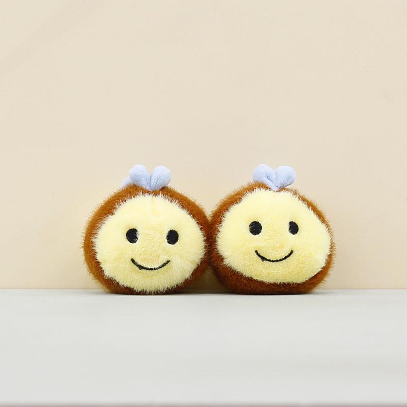 Cute Bee Plush Keychain Cartoon Toy For Kids And Couples Gift