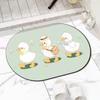Bathroom Mat Household Toilet Soft Diatom Mud Absorbent Quick Dry Mat Toilet Door Non-slip Anti-fall Ground