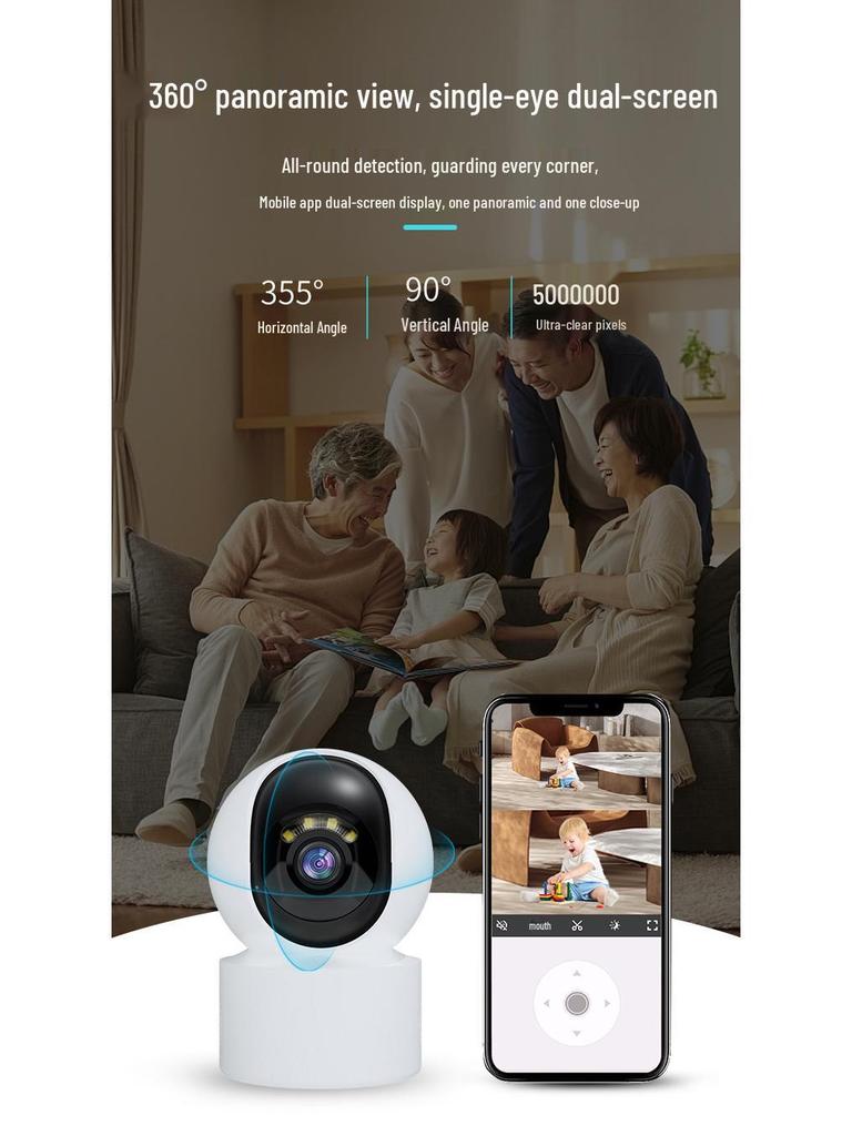 Wireless HD Indoor Baby Monitor with Night Vision