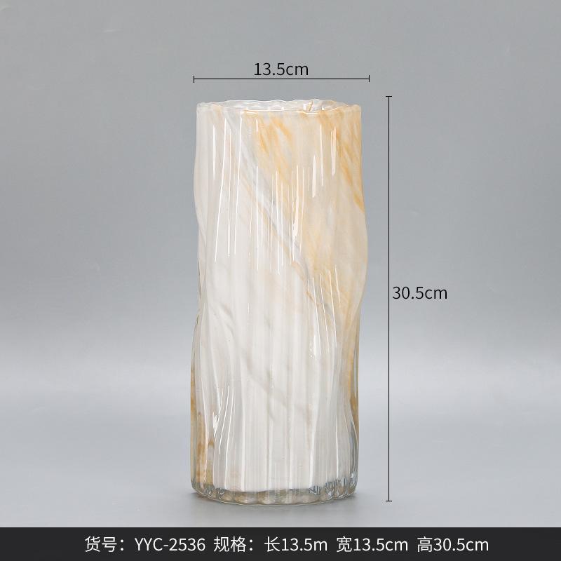 Creative Colorful Irregular Hydroponic Glass Vase for Home Decor Ins Style Living Room Entryway